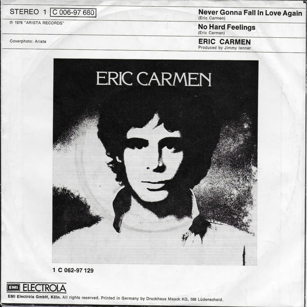 Eric Carmen - Never gonna fall in love again