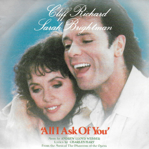 Cliff Richard and Sarah Brightman - All i ask of you (Engelse uitgave)