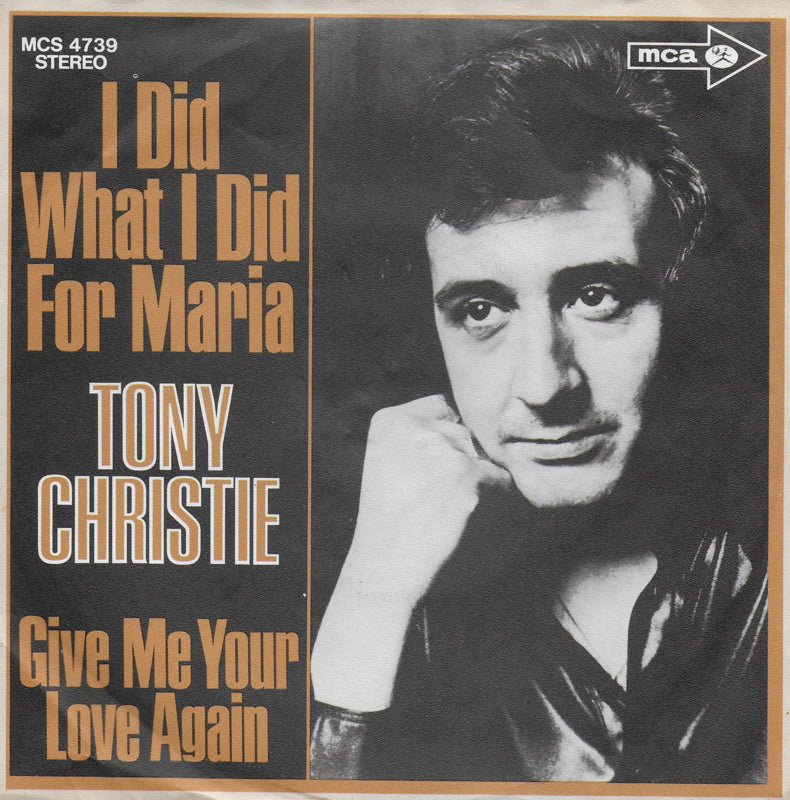 Tony Christie - I did what I did for Maria (Duitse uitgave)
