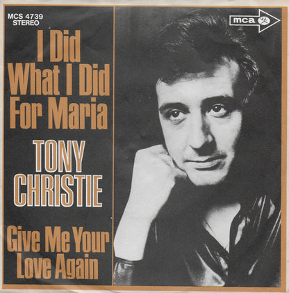 Tony Christie - I did what I did for Maria (Duitse uitgave)