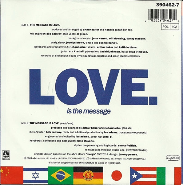 Arthur Baker and the Backbeat Disciples - The message is love