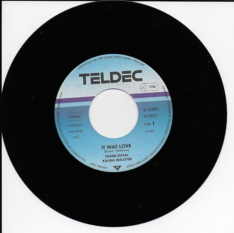 Frank Duval - It was love