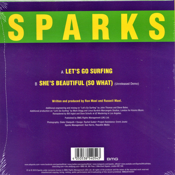 Sparks - Let's go surfing (Limited edition, paars vinyl)