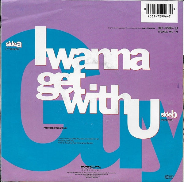 Guy - I wanna get with you