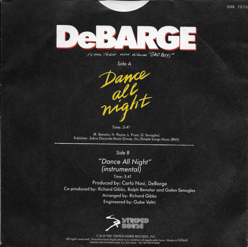 DeBarge - Dance all night
