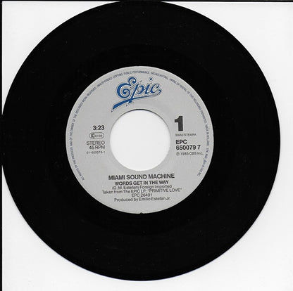 Miami Sound Machine - Words get in the way