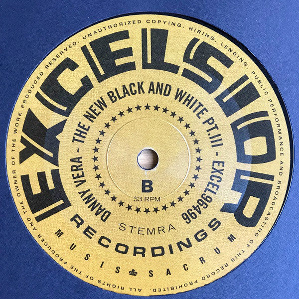 Danny Vera - The new black & white (part 3) (10" vinyl)