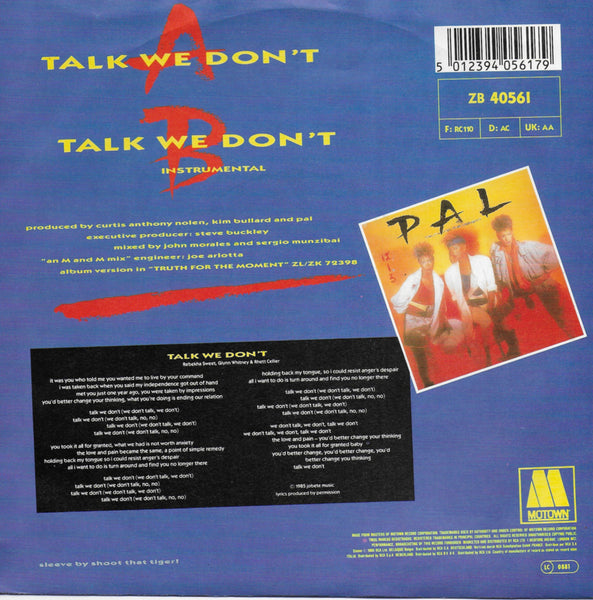 Pal - Talk we don't