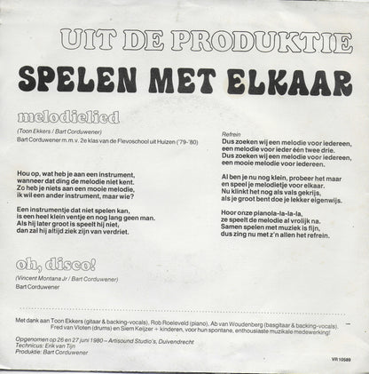 Kleinste Komedie - Melodielied