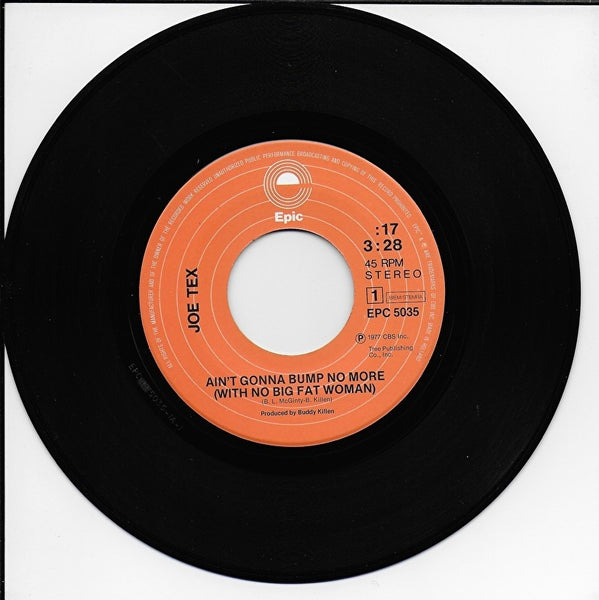 Joe Tex - Ain't gonna bump no more (with no big fat woman)