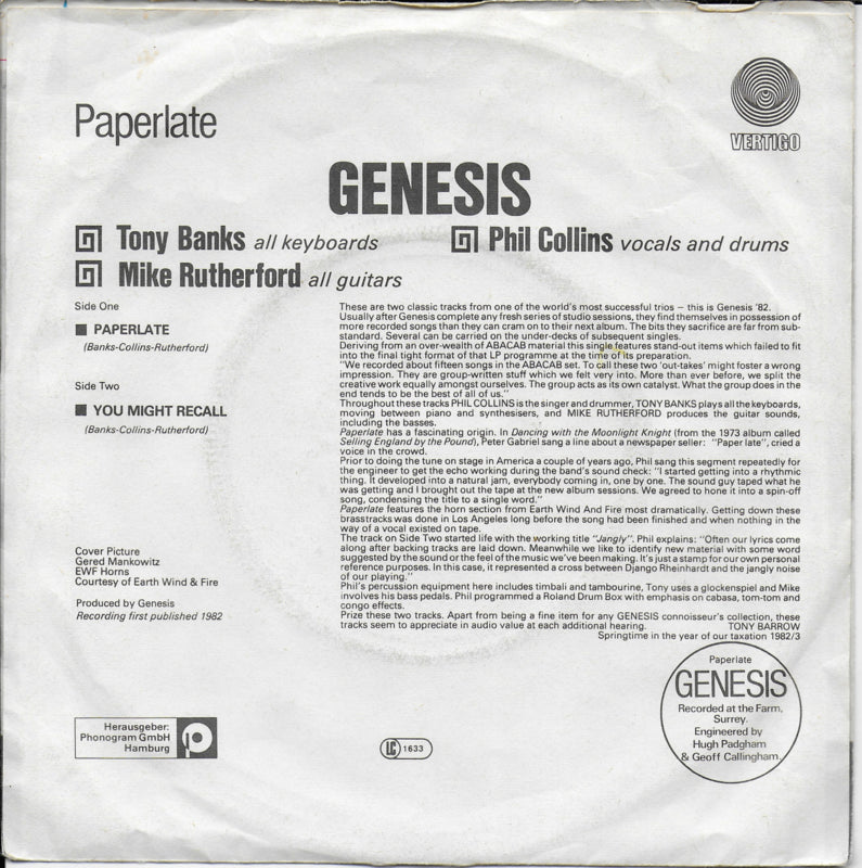 Genesis - Paperlate