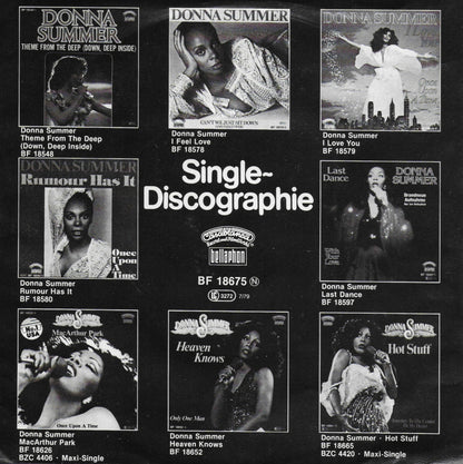 Donna Summer - Bad girls (Duitse uitgave)