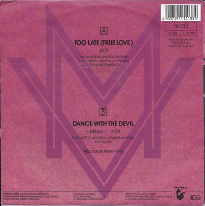 Real Milli Vanilli - Too late (true love)