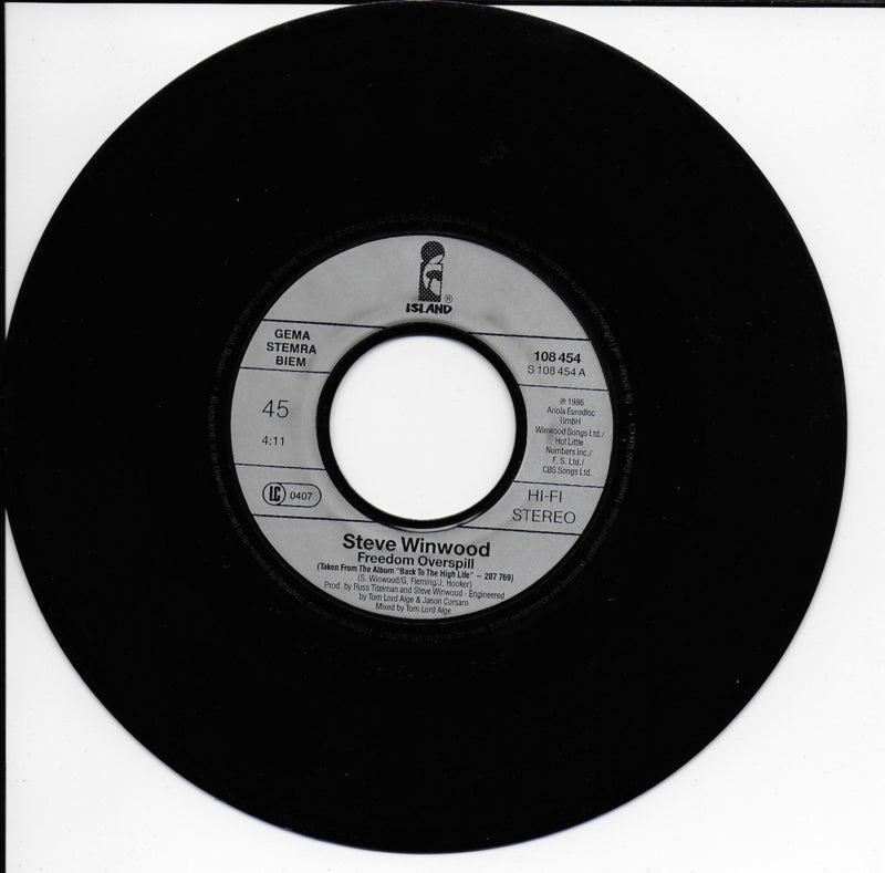 Steve Winwood - Freedom overspill