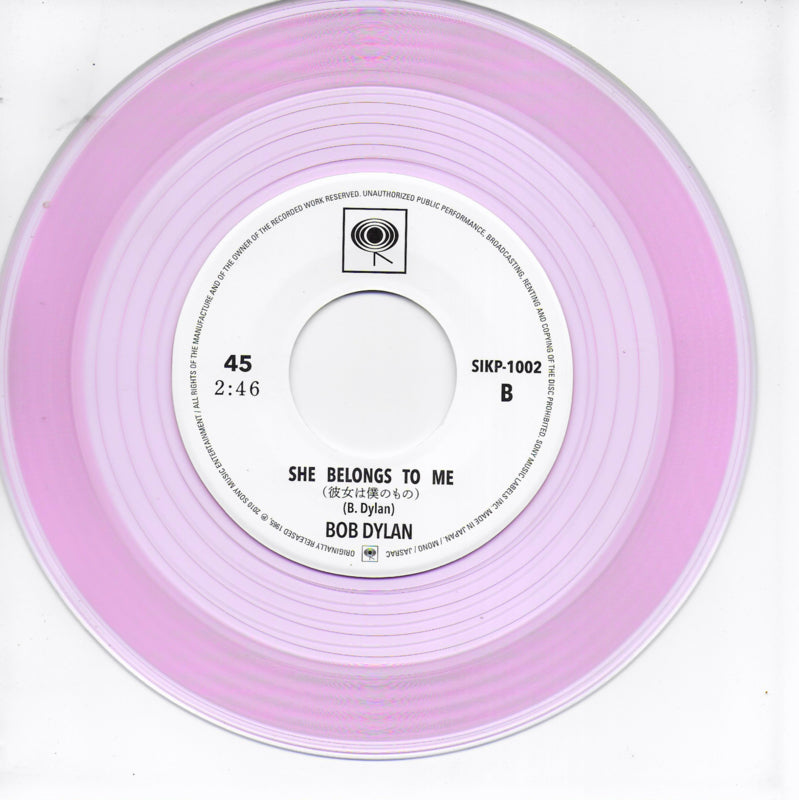 Bob Dylan - Subterranean homesick blues / She belongs to me (Japanse uitgave, limited edition, roze vinyl)