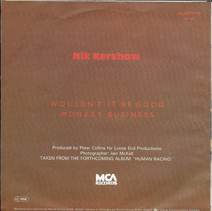 Nik Kershaw - Wouldn't it be good