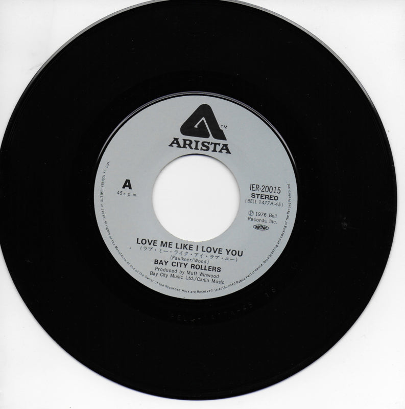 Bay City Rollers - Love me like i love you (Japanse uitgave)