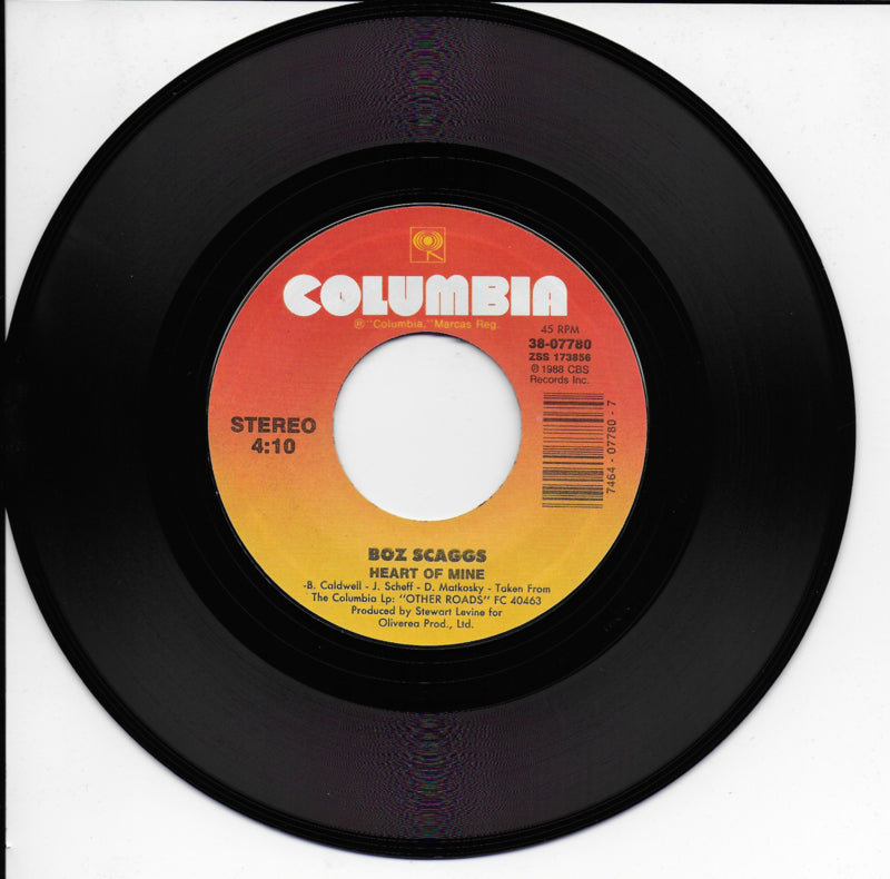 Boz Scaggs - Heart of mine (Amerikaanse uitgave)