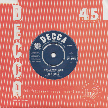 Tom Jones - Chills and fever (Engelse uitgave, limited edition)