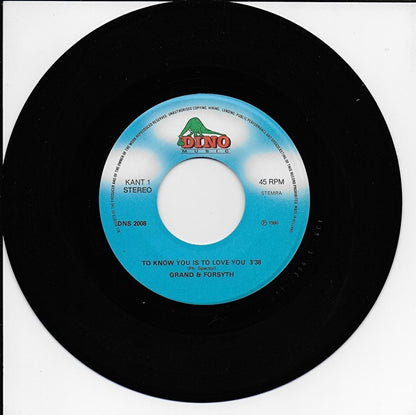 Grant & Forsyth - To know you is to love you