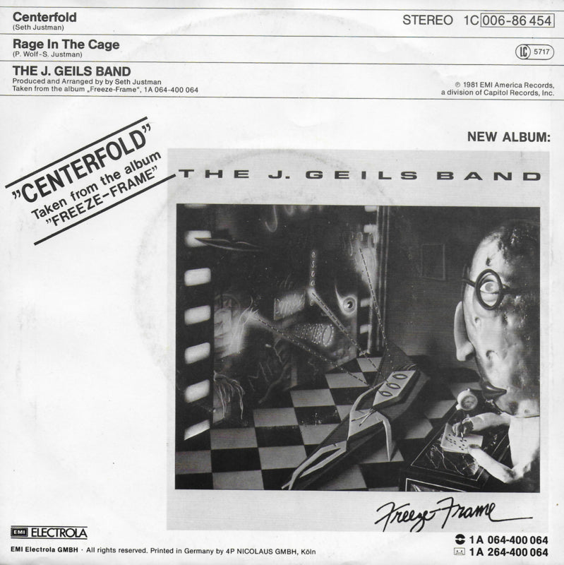 J. Geils Band - Centerfold (Duitse uitgave)