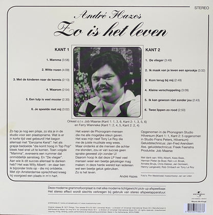 André Hazes - Zo Is Het Leven (Limited edition, yellow vinyl) (LP)