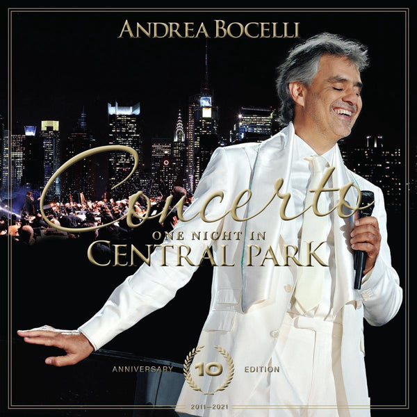 Andrea Bocelli - Concerto: One Night In Central Park (10th Anniversary) (Limited edition, gold vinyl) (2LP)