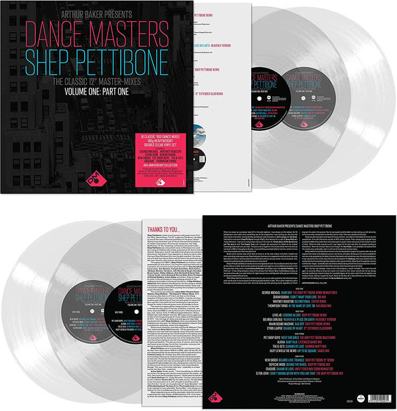 Arthur Baker Presents Dance Masters - Shep Pettibone (The Classic 12" Master Mixes) Volume One: Part One (Limited edition, clear vinyl) (2LP)