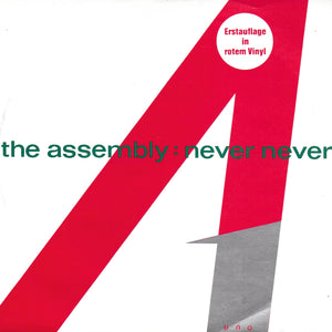 Assembly - Never never (Duitse uitgave, red vinyl)