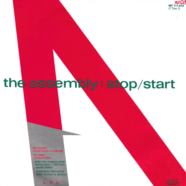 Assembly - Never never (Duitse uitgave, red vinyl)