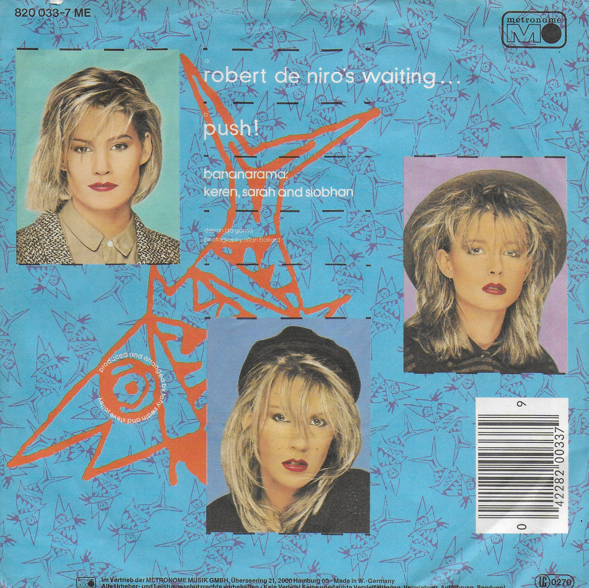 Bananarama - Robert de Niro's waiting (Duitse uitgave)