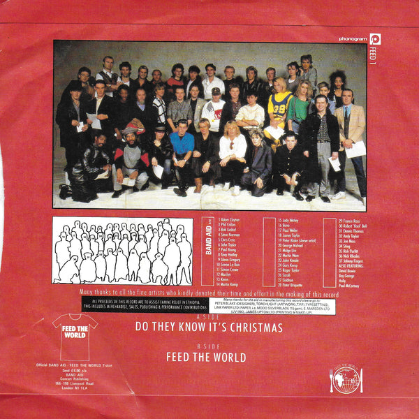 Band Aid - Do they know it's Christmas? (Engelse uitgave)
