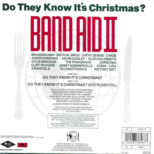 Band Aid II - Do they know it's Christmas? (Duitse uitgave)