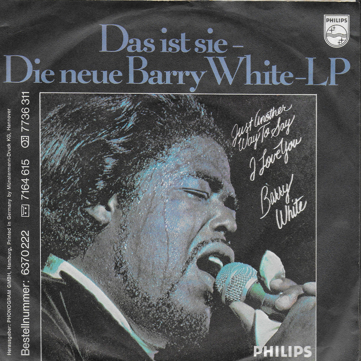 Barry White - What am i gonna do with you (Duitse uitgave)