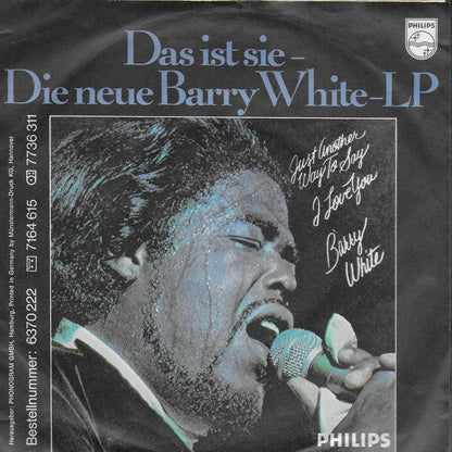 Barry White - What am i gonna do with you (Duitse uitgave)