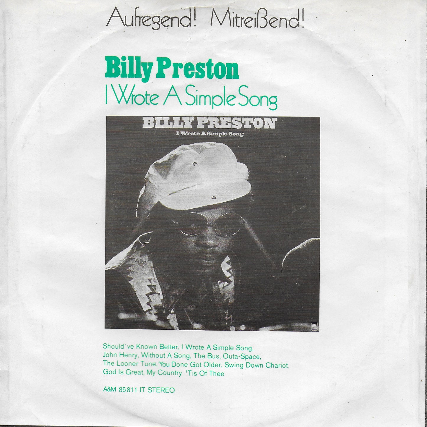 Billy Preston - The bus (Duitse uitgave)