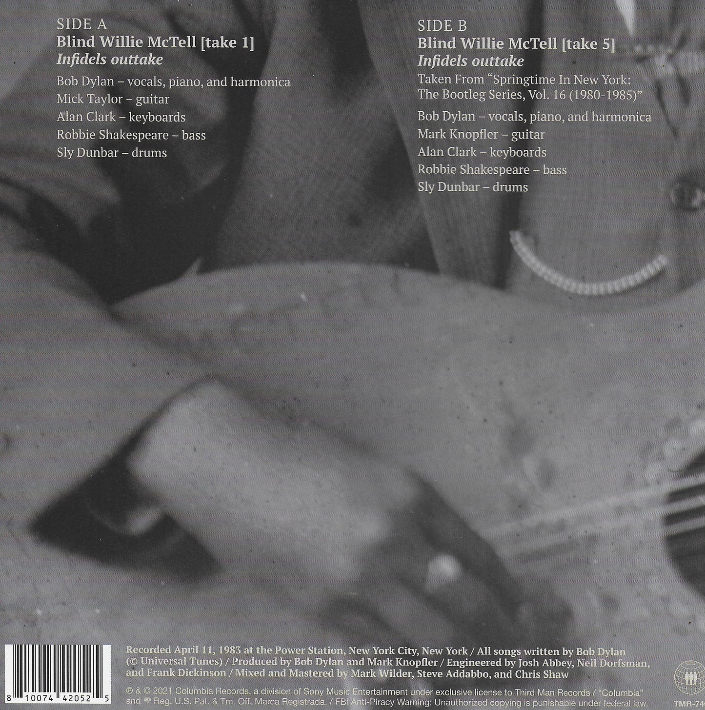 Bob Dylan - Blind Willie McTell