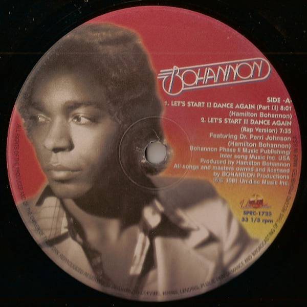 Bohannon - Let's start II dance again (12" Maxi Single)