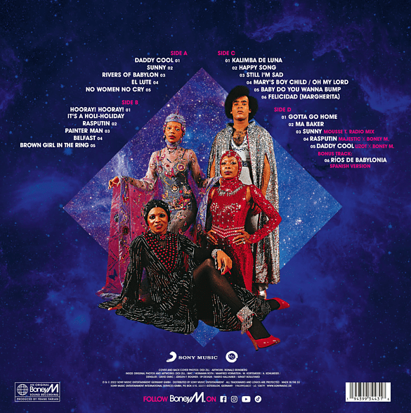 Boney M - The Magic Of Boney M (Pink + transparant blue vinyl) (2LP)