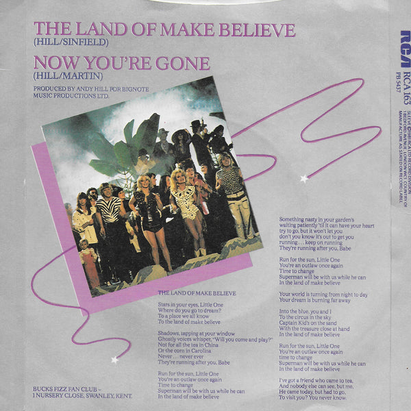 Bucks Fizz - The land of make believe (Engelse uitgave)