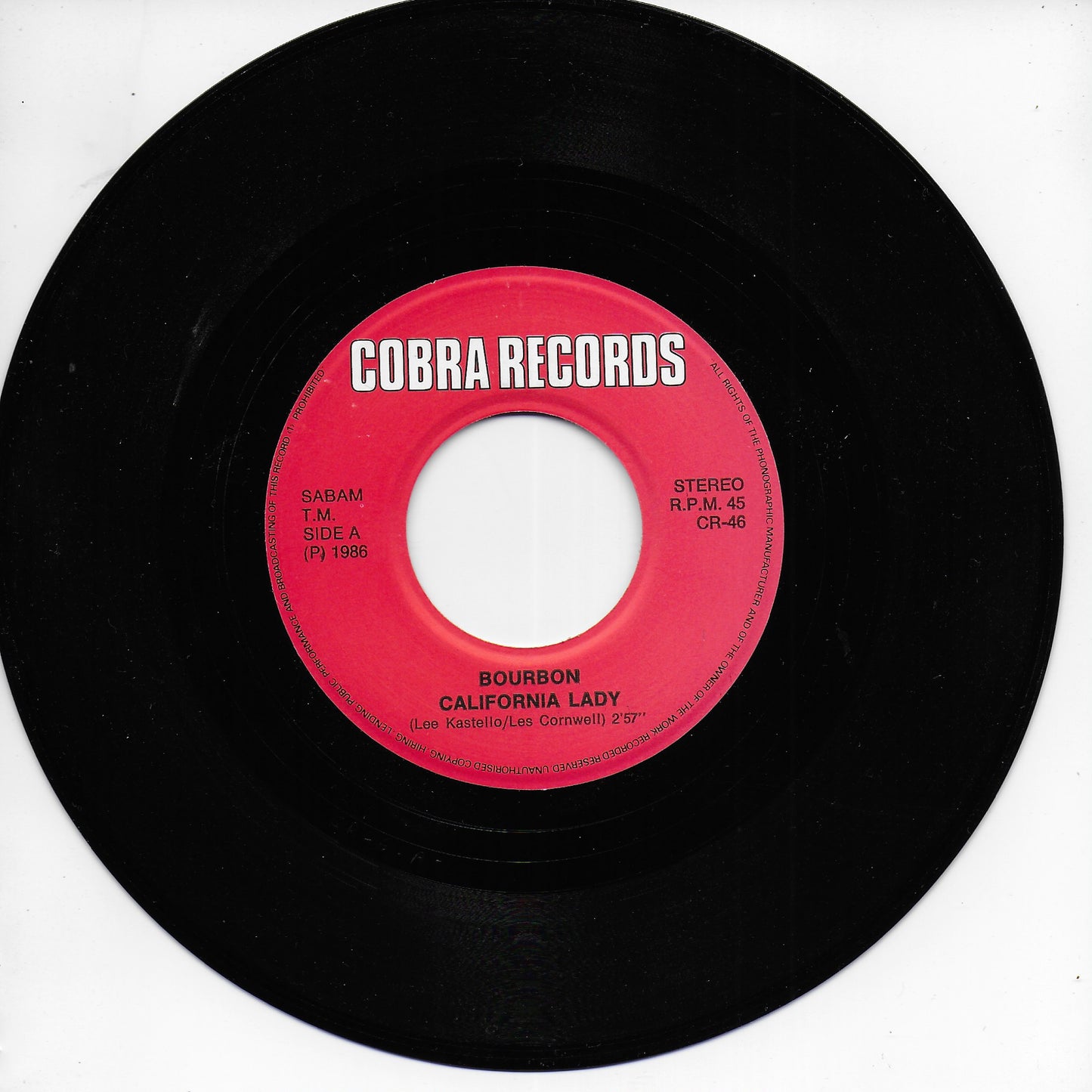 Bourbon - California lady