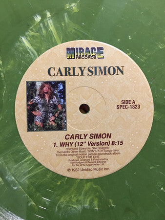 Carly Simon - Why (Limited edition, olive green with spec of white vinyl) (12" Maxi Single)