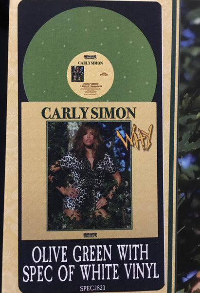 Carly Simon - Why (Limited edition, olive green with spec of white vinyl) (12" Maxi Single)