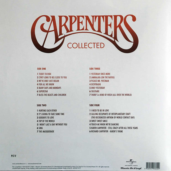 Carpenters - Collected (2LP)