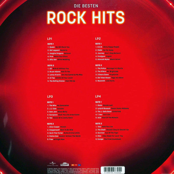 Various - Chart Show Die Besten Rock Hits (4LP)