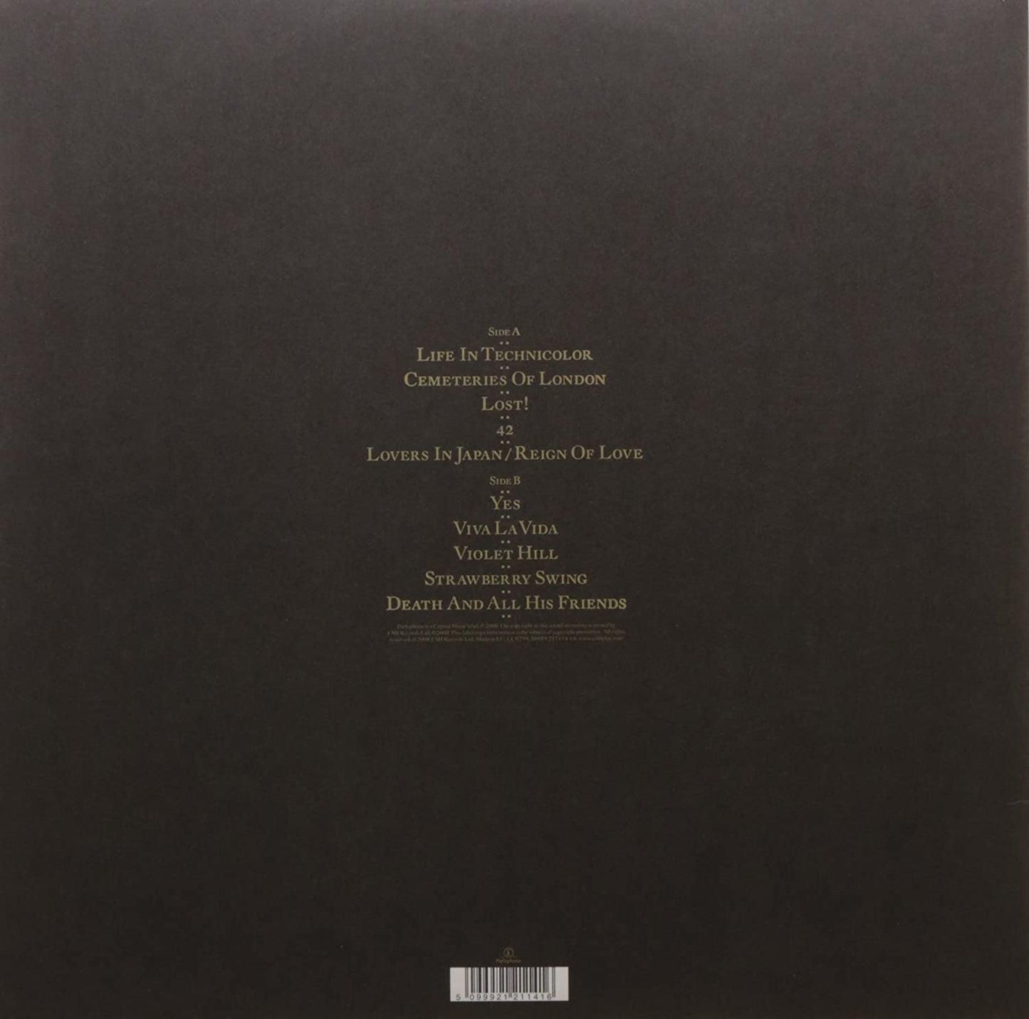 Coldplay - Viva La Vida Or Death And All His Friends (Clear EcoRecord) (LP)