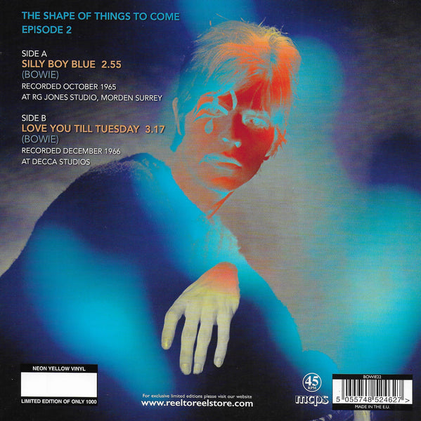 David Bowie - Silly boy blue / Love you till tuesday (Limited edition, neon geel vinyl)