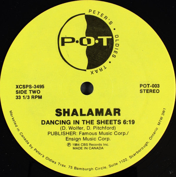 Deniece Williams - Let's hear it for the  boy / Shalamar - Dancing in the sheets (12" Maxi Single)