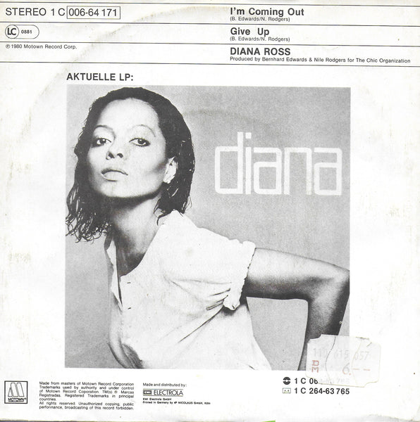 Diana Ross - I'm coming out (Duitse uitgave)