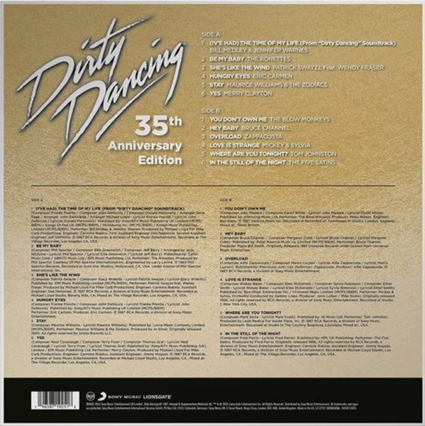 OST - Dirty Dancing (35th Anniversary edition picture disc) (LP)